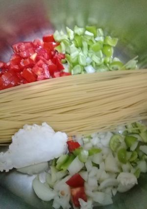 صورة لوصفة سباجيتي بالخضار 🌷