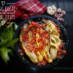 A picture of Terong bakar sambal terasi.
