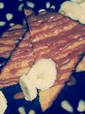 Pan Francés con Dulce de Leche y Plátano :)