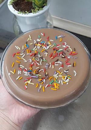 Hình của món Thạch rau câu milo sữa công thức.