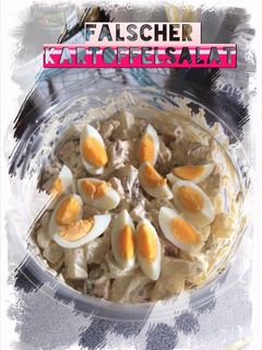 Falscher Kartoffelsalat (Low Carb Kompendium) Rezepthauptbild