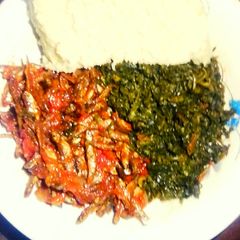 A picture of Fried Dagaa(Omenaa).