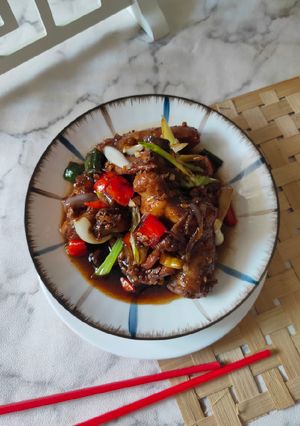 Foto resep Ayam Tumis Kecap Inggris