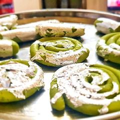 A picture of Peanut ki mithai.