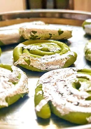 A picture of Peanut ki mithai.
