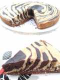 Torta efecto cebra