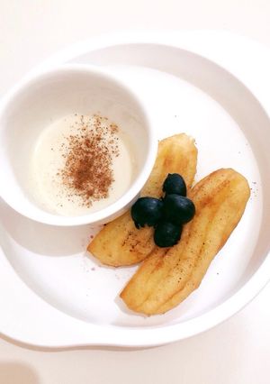 Foto resep [MPASI] Cinnamon churros with Cheese Dip