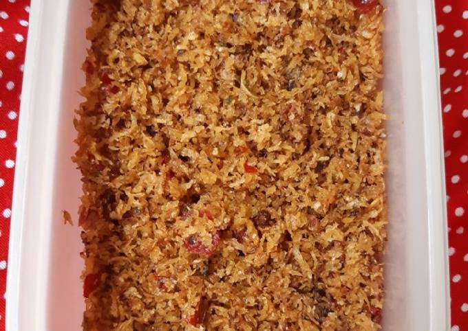 Resep Serundeng Pedas (Bumbu Urap Kering), Enak Banget