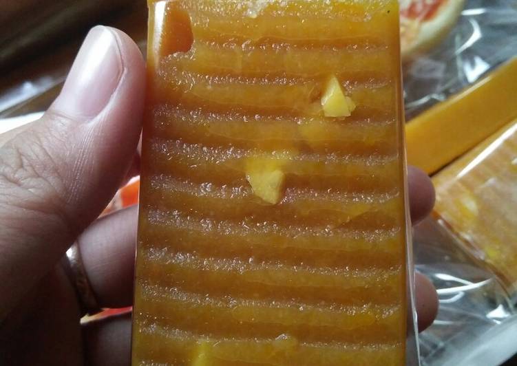 Resep Pudding Labu Kuning tabur Nangka | Langkah Membuat Pudding Labu Kuning tabur Nangka Yang Sempurna