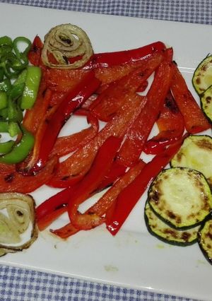 Una foto de Parrillada de verduras