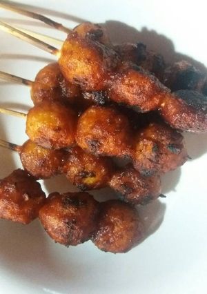 Foto resep Bakso bakar super pedes level dewa 😂👼