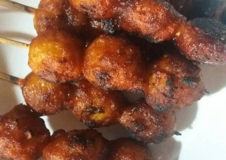 Cara Gampang meracik Bakso bakar super pedes level dewa 😂👼 yang nikmat