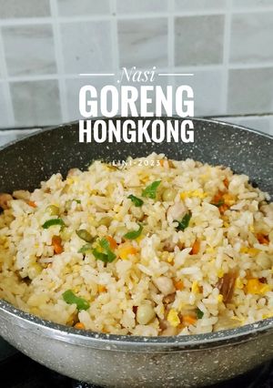 Foto resep Nasi Goreng Hongkong - Hongkong Fried Rice - menu olahan nasi