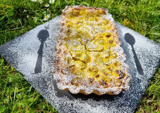 Tarte à la rhubarbe 😍