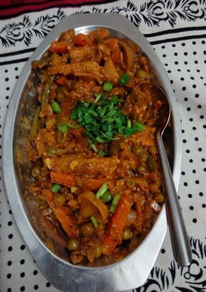 A picture of Crunchy vegetables.