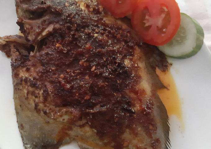 Ikan bakar bumbu woku