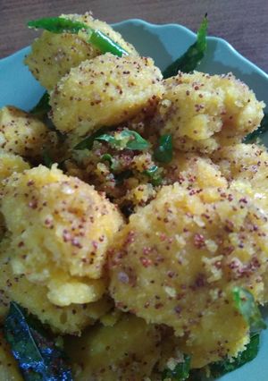A picture of Dhokla.