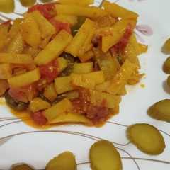 خوراک گوجه سیب زمینی-レシピのメイン写真