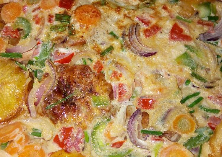 Steps to Prepare Perfect Plantain frittata