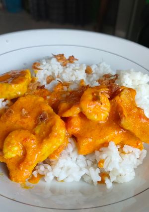 Foto resep Tahu Udang Santan Pedas