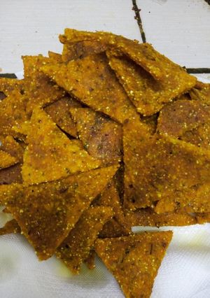 Una foto de Doritos caseros (Nachos)