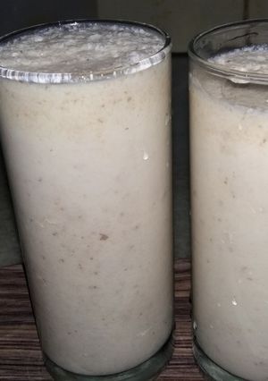 A picture of Khoya khajoor shake.