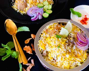 Fresh, Cooking Recipe Chicken dum biryani Delicious Steady