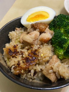 (鑄鐵鍋)野菇雞肉燉飯 的食譜成品照片