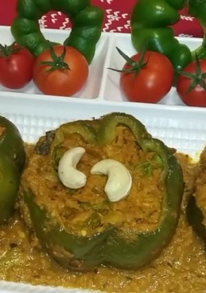 ছানা ভরা বেল পেপার (Chana bhoa bell pepper recipe in bengali) রেসিপির প্রধান ছবি