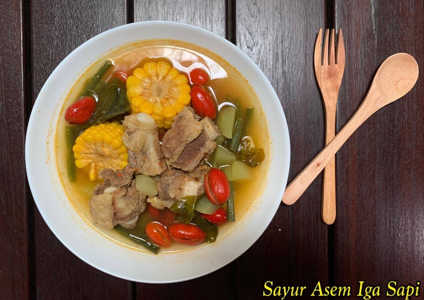 Sayur Asem Iga Sapi