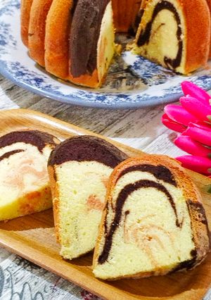 Foto resep Bolu Marmer (Metode All-in-One)