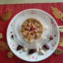 Dates and fox nut pudding A picture of Dates and fox nut pudding.