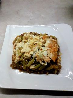 Rakott zöldbab recept fotója