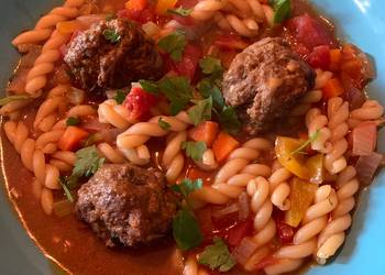Easiest Way to Cook Tasty Meatball soup