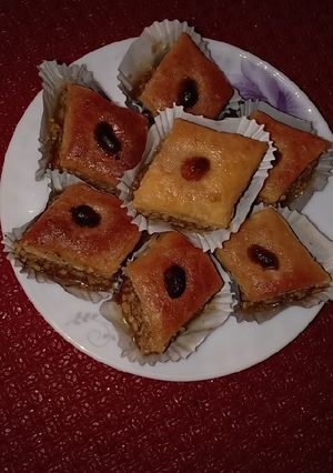 صورة لوصفة بقلاوة ام وليد من تجربتي روعة 😍😋