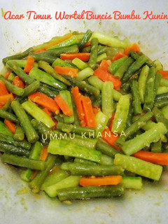 Foto resep Acar Timun Wortel Buncis Bumbu Kuning