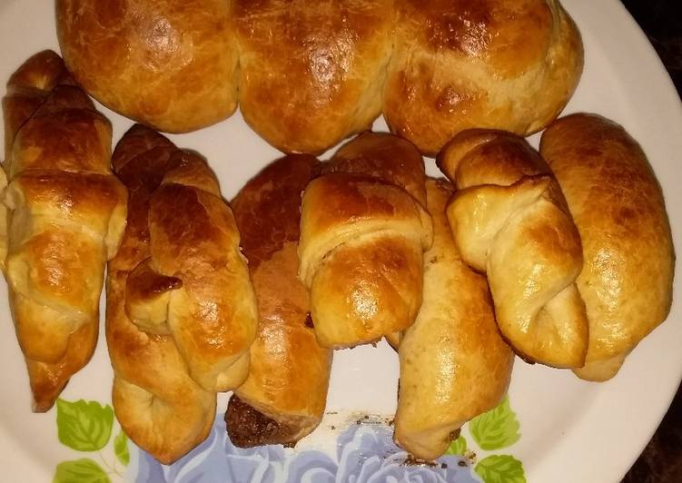 Easiest Way to Make Quick Nutella stuffed croissant