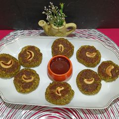 A picture of Healthy Protein Rich Paneer Moong Sprouts Tikki For Tea Time Snacks.