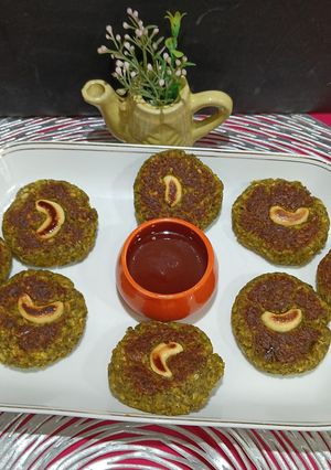 A picture of Healthy Protein Rich Paneer Moong Sprouts Tikki For Tea Time Snacks.
