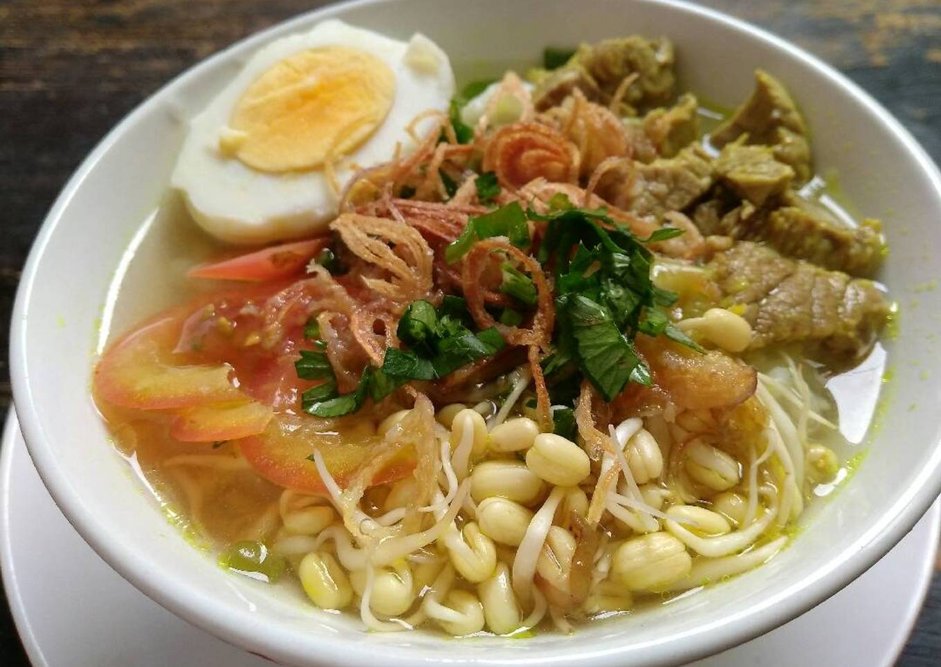 Soto daging kuah bening