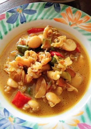 Foto resep Kerang tumis cabe hijau