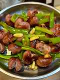 Stir-Fried Bell Peppers with Sausage