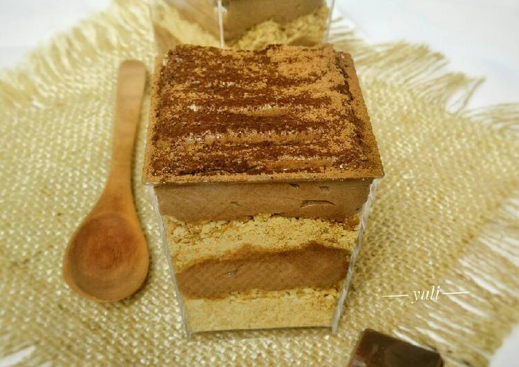 Resep Chocolate tiramisu (simple cuman 5 bahan), Bikin Ngiler