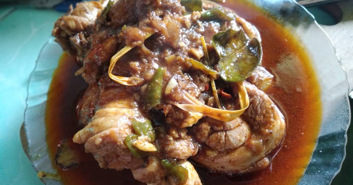 193 resep ayam rendang tanpa santan enak dan sederhana ala 