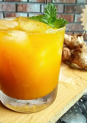 Foto resep Es Kunyit Asem #pr_recookmintradisional