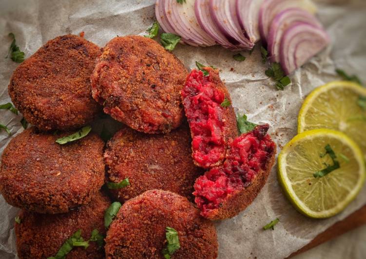 How to Prepare Super Quick Homemade Beetroot Cutlet