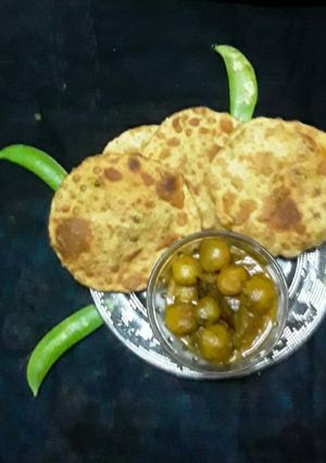কড়াইশুঁটির কচুরি (koraishutir kochuri recipe in Bengali) রেসিপির প্রধান ছবি