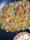 ข้าวผัดไส้กรอก