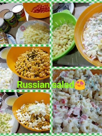 Easy Way Make Recipe Russian salad that is Can Pamper Your Tongue, Perfect}