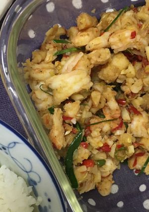 รูปของ กุ้งผัดกะปิ 🌶🌶